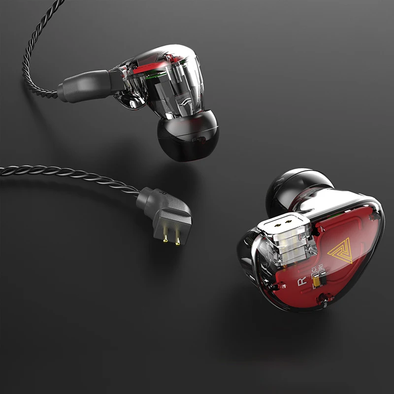 

Newest QKZ VK5 Earphones WIth Mic In Earphone Remote Control For Mobile Phone Headset 3.5mm Plug Music Earphones Vs CK5 CK1