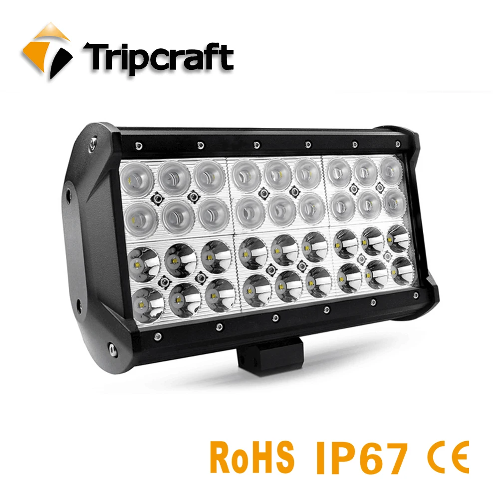 

New 108W IP67 Waterproof LED Light Bar 9.3inch 4-rows LED Driving Light Combo Beam offroad for 12v 24v Boat Car Tractor Truck