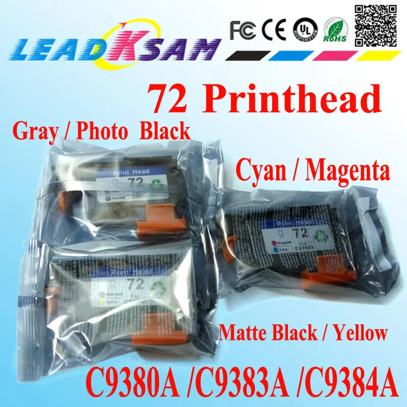 3x c93880a C9383A C9384A 72 Печатающая головка совместима с hp72 DesignJet T1100 T1120 T1120ps T1200 T1300 T2300 T610