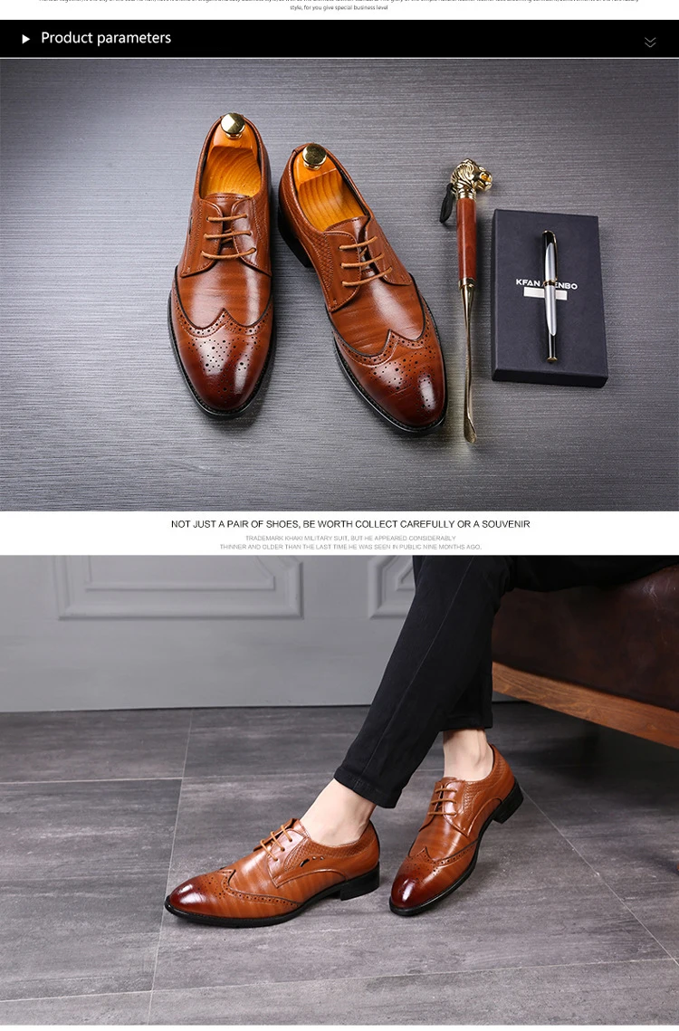 M-anxiu/ г. Модная мужская деловая обувь высококачественные модельные туфли с заостренным носком кожаные мужские туфли-оксфорды, большие размеры 37-48