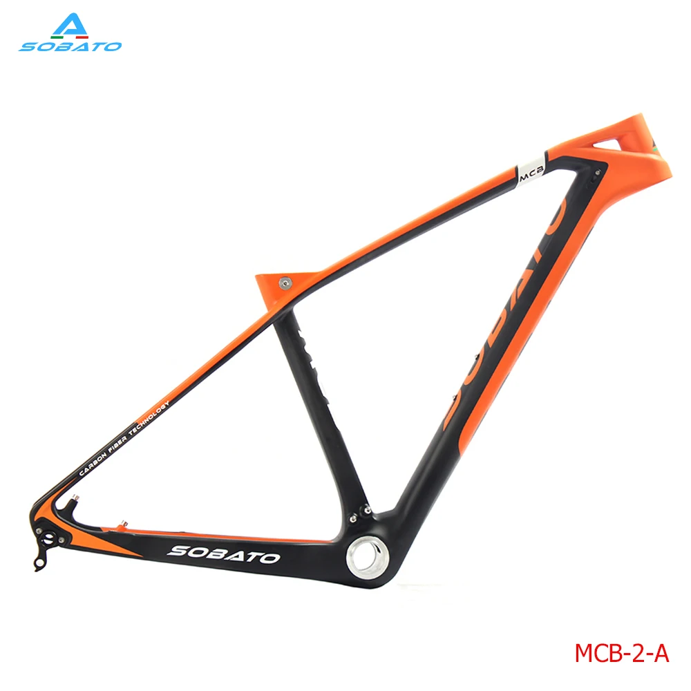 

China Carbon 27.5er Hardtail MTB Frame Frame MTB Sobato 27.5 with headsets 2 Years Warranty and many Colors Painting available
