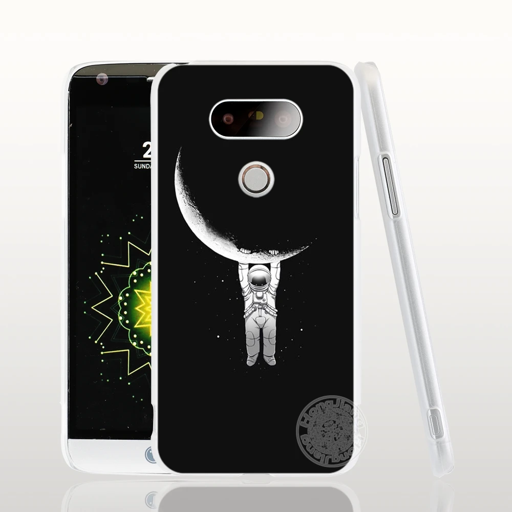 HAMEINUO Космос любовь Луна астронавт чехол для телефона Обложка LG G6 G5 K10 K7 K4 magna