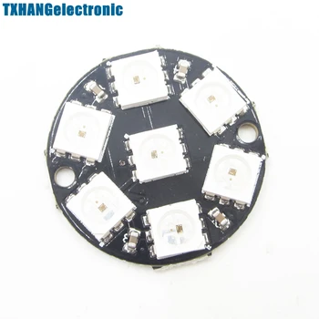

7-Bit WS2812 5050 RGB LED Ring Round Decoration Bulb