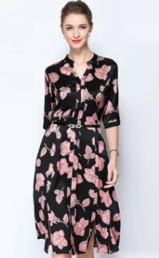 

New silk dress in summer dress of 2019