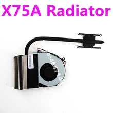 X75A радиатор Процессор охлаждающий вентилятор радиатора для Asus X75A X75V X75VB X75VC X75VD X75 X75VM F75 Тетрадь ноутбук кулер 13GND01AM010-1