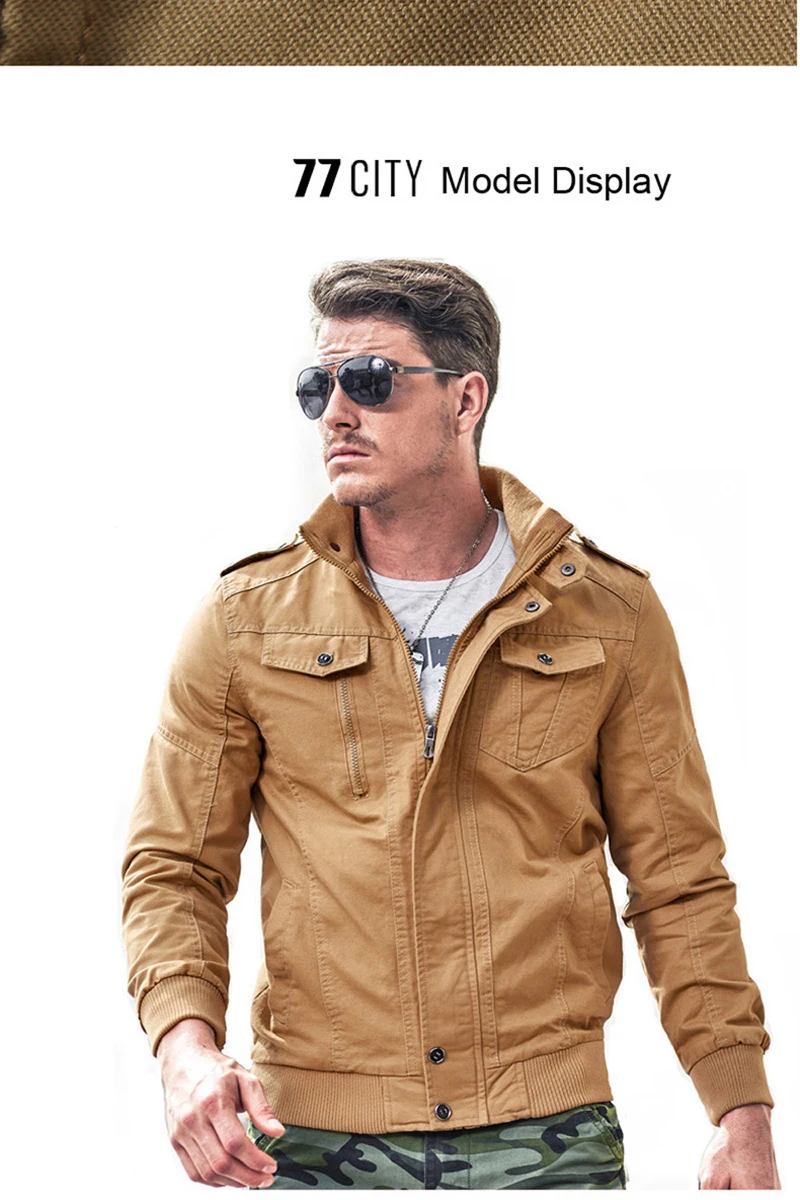 Мужская куртка в стиле милитари на весну и осень, куртка-бомбер, Хлопковая мужская куртка размера плюс M-6XL, jaqueta masculina