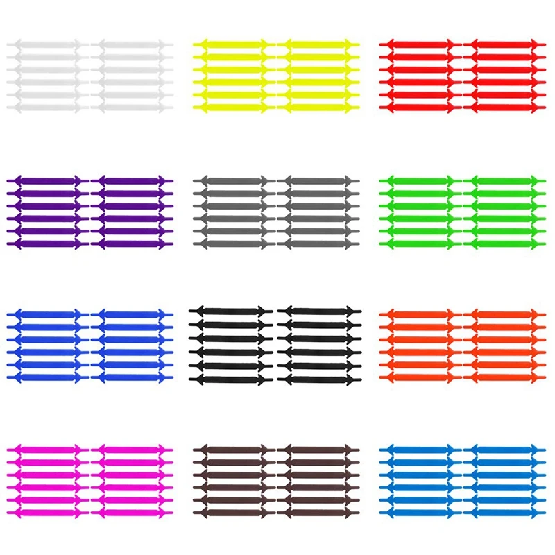Шнурки для обуви без завязок, эластичные силиконовые шнурки, кроссовки для отдыха, унисекс, резиновая обувь, шнурки для детей и взрослых, быстрая безопасность, шнурки для ленивых, 12 шт