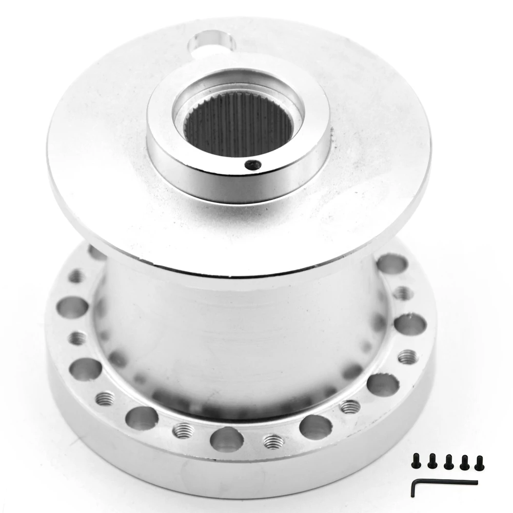 Aluminum Steering Wheel Quick Release Hub Boss Adapter Kit For