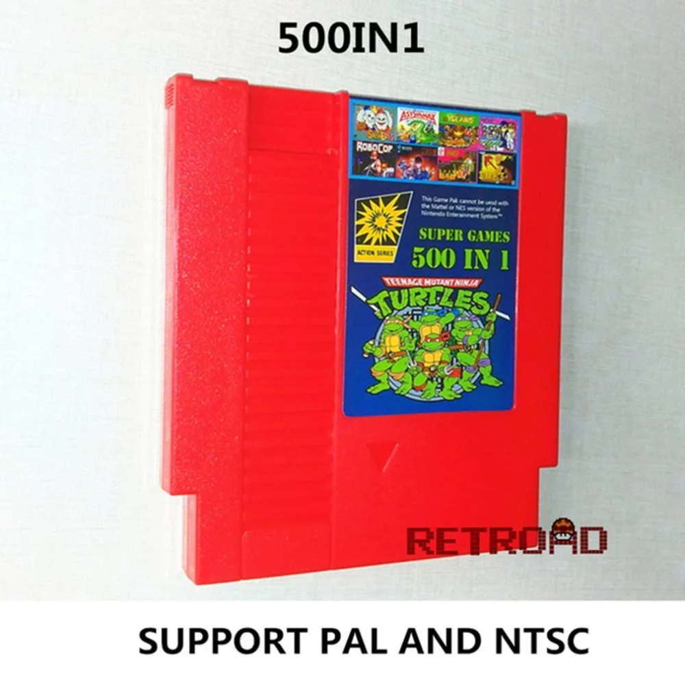 Red 500 In 1 font b Games b font Collection 8 Bit 72 Pins font b