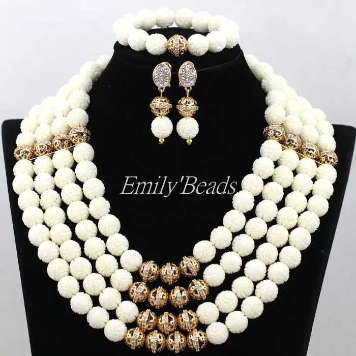 Buy 2016 New Cream White Artificial Coral Beads