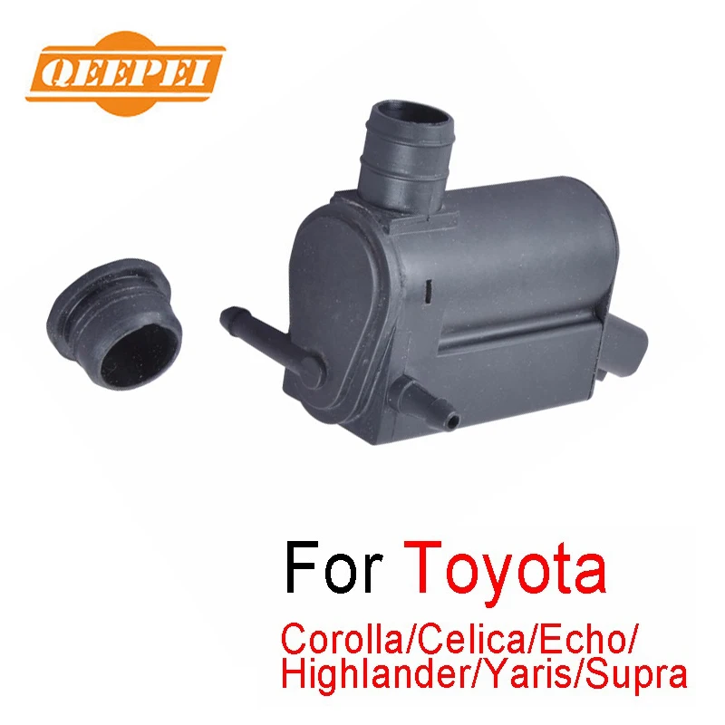 QEEPEI Windshield Windscreen Washer Pump For Toyota Corolla/Celica/Echo