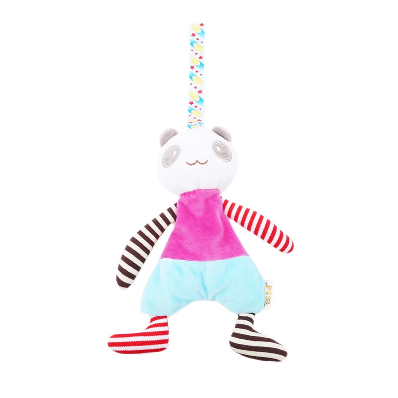 Baby Car Hanging Multi-Functional Musical Toy Rabbit Panda Bed Seat Hanger Plush Pendant Toy Newborn Baby Toys Gift