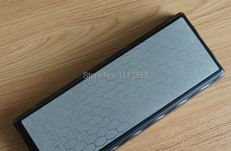 200*70mm Double-Sided 400 & 1000 Grit Diamond Bench Whetstone Knife Sharpener Sharpening Stone with Plastic Base and Cover 200*70mm Double-Sided 400 & 1000 Grit Diamond Bench Whetstone Knife Sharpener Sharpening Stone with Plastic Base and Cover