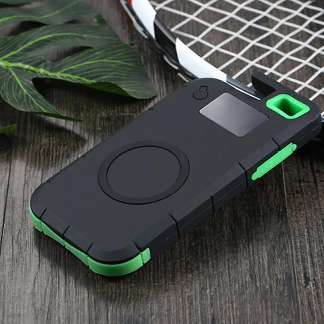 

Durable Practical Dual USB Ports LCD Digital Display 5V/2A 5V/2A Support Wireless Charging Power Bank