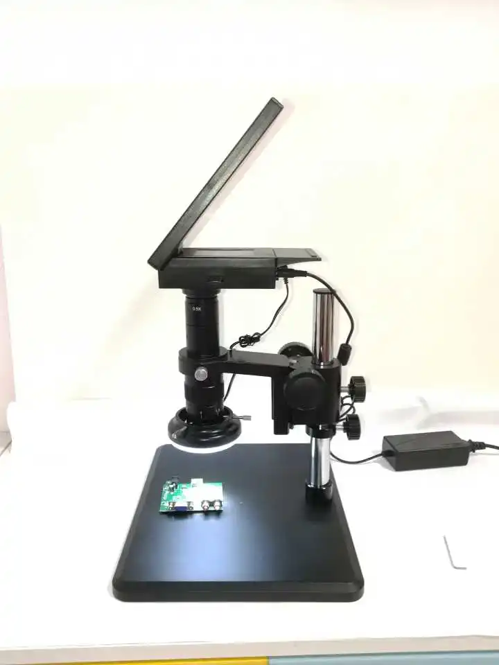 10-200X HD цифровой микроскоп HDMI10." интегрированная камера непрерывный зум видео микроскоп мобильный телефон ремонт фото увеличительное