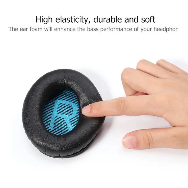 1 пара сменных L/R кожаных подушечек для ушей подушка Bose Quietcomfort 2 QC2 QC15 QC25|Аксессуары