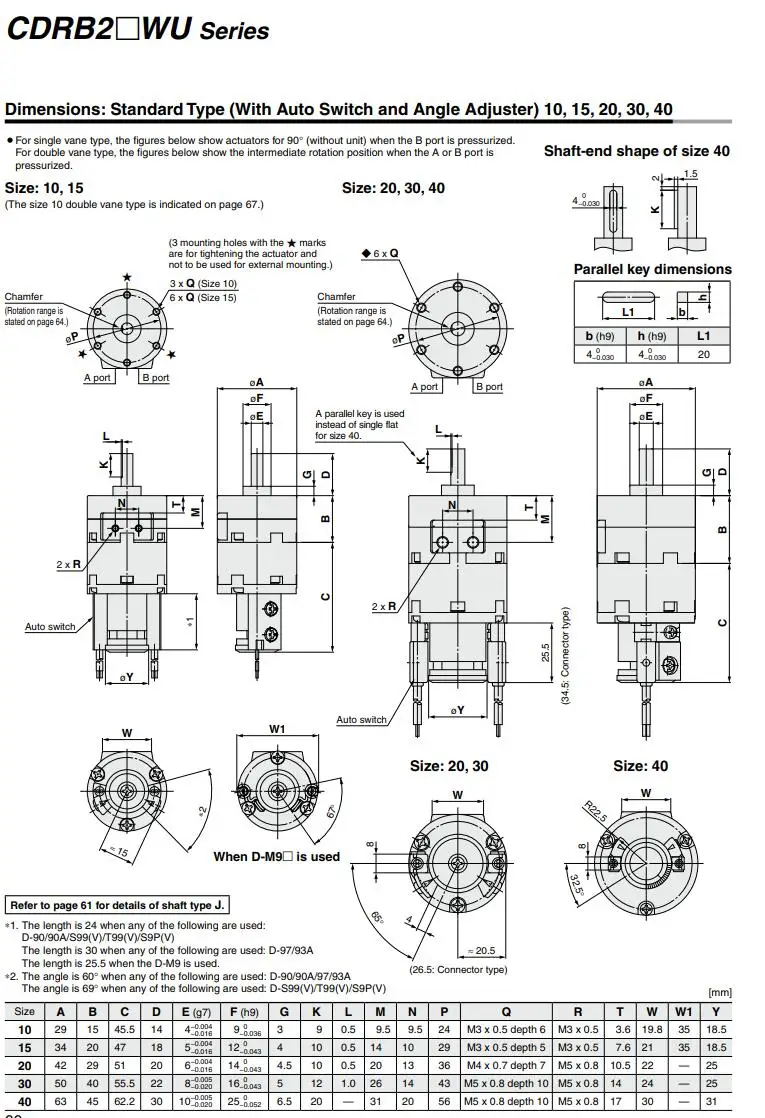 ANGLE ADJUSTER AND WITH AUTO CYLINDER