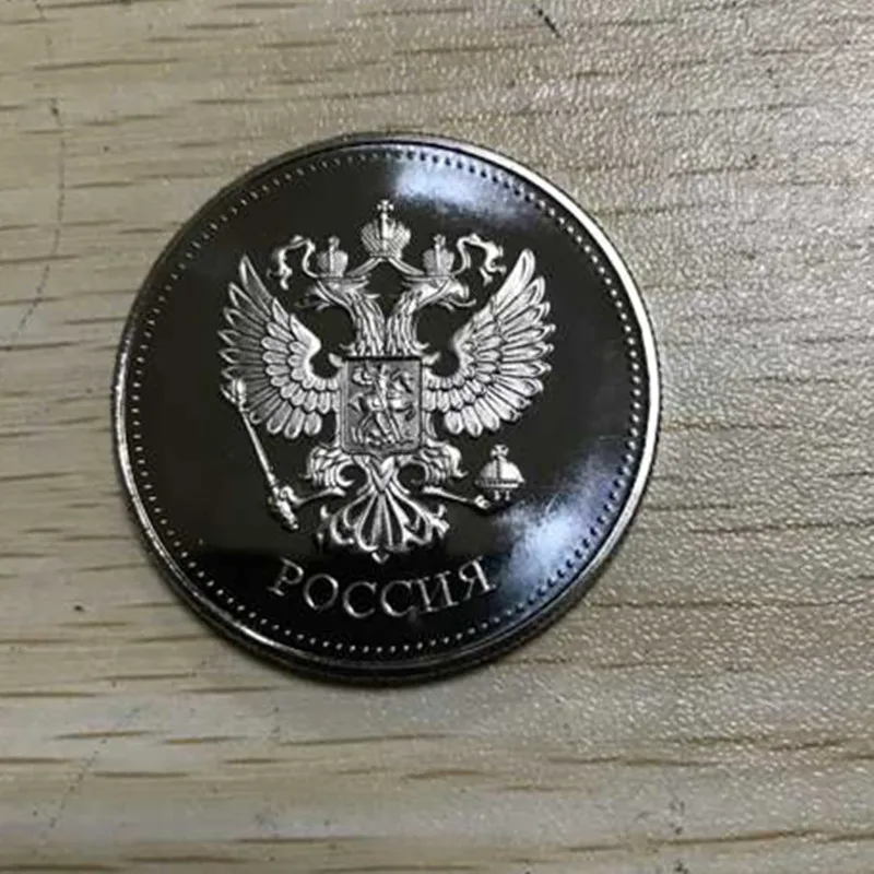 2 шт Cahkt Юлий Цезарь Россия герой русский император посеребренный 40x3 мм сувенир украшение монета