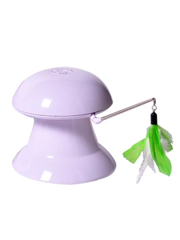 

Cat toy electric rotary bar feather infrared automatic cat Teaser laser pencil pet heypet toys katzen