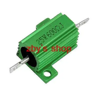 

5% 600 Ohm 25 Watt Green Aluminum Housed Clad Wirewound Resistor