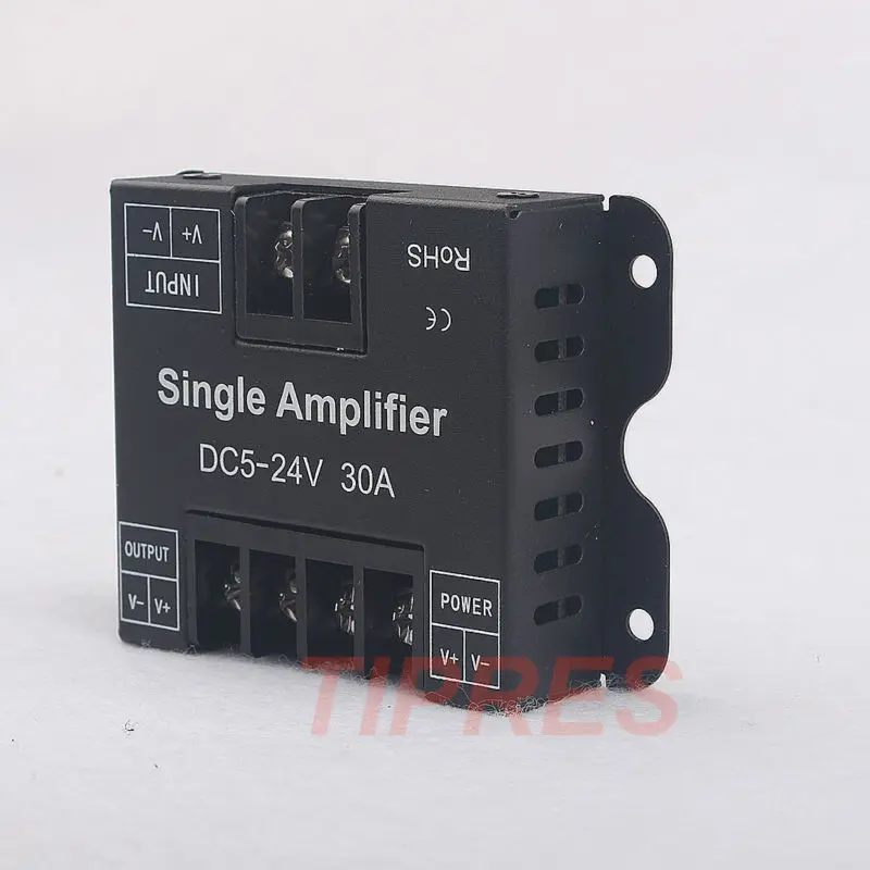 

New design The Single LED Amplifier Work-Voltage DC5V-24V max current 30A Voltage-Controller input/output PWM Free Shipping