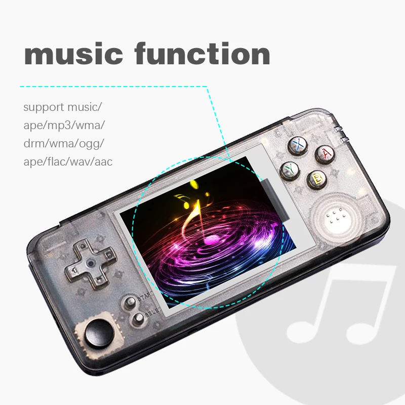 DATA FROG RS-97 Retro Handheld Game Console 64Bit 16GB 3.0Inch Built-in 3000 Classic Games Support For NEOGEO/CP1/CP2 Emulators DATA FROG RS-97 Retro Handheld Game Console 64Bit 16GB 3.0Inch Built-in 3000 Classic Games Support For NEOGEO/CP1/CP2 Emulators