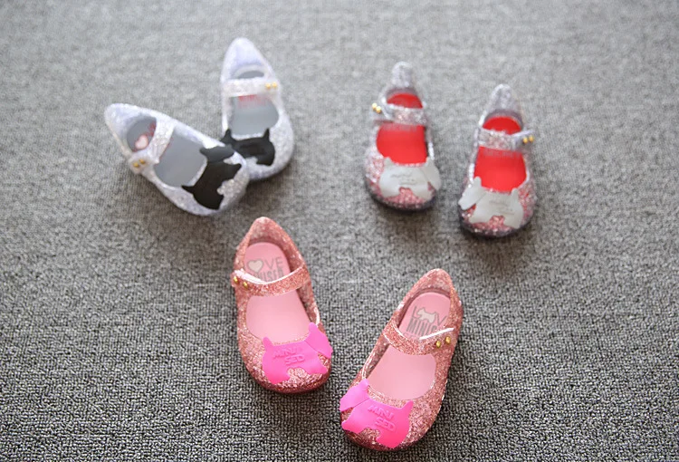 Летняя Желейная детская обувь с рисунком щенка, Лидер продаж, простые непромокаемые сапоги, детские сандалии для маленьких детей