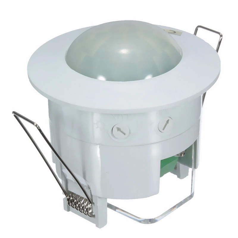 

New Arrived Hight Quality 1pcs AC 220V-240V 50Hz 360 Degree Mini Recessed PIR Ceiling Occupancy Motion Sensor Detector Switch