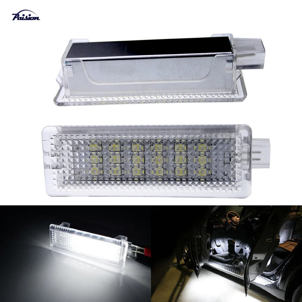 

2PCS LED Courtesy Footwell Under Door Light No Error for BMW 1/3/5/7series E87 E90 E92 E93 F10 E60 E61 F10 X1 X3 X5 X6 Z4