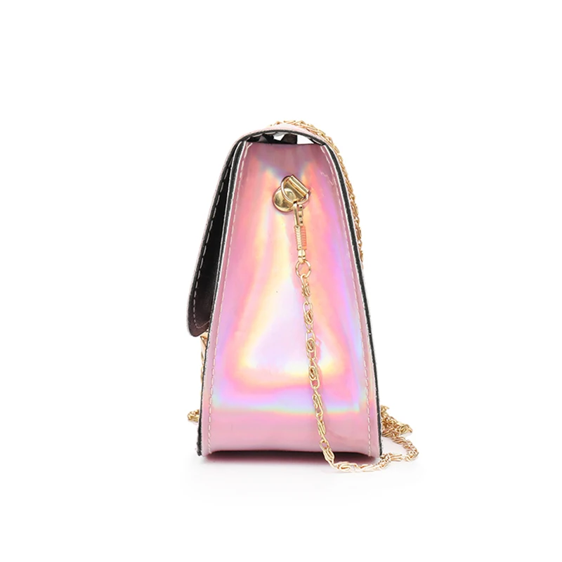 

Summer Women Shoulder Bag PU Leather Metal Chain Handbag Casual Messenger Crossbody Bags Best Sale-WT