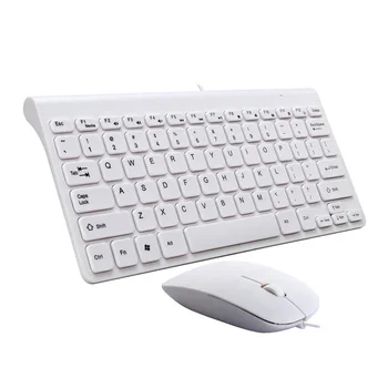

USB Wired Keyboard Mouse Combo For Desktop Computer 78 Keys Wired Keyboard And Mouse For Mac book Laptop Notebook Office