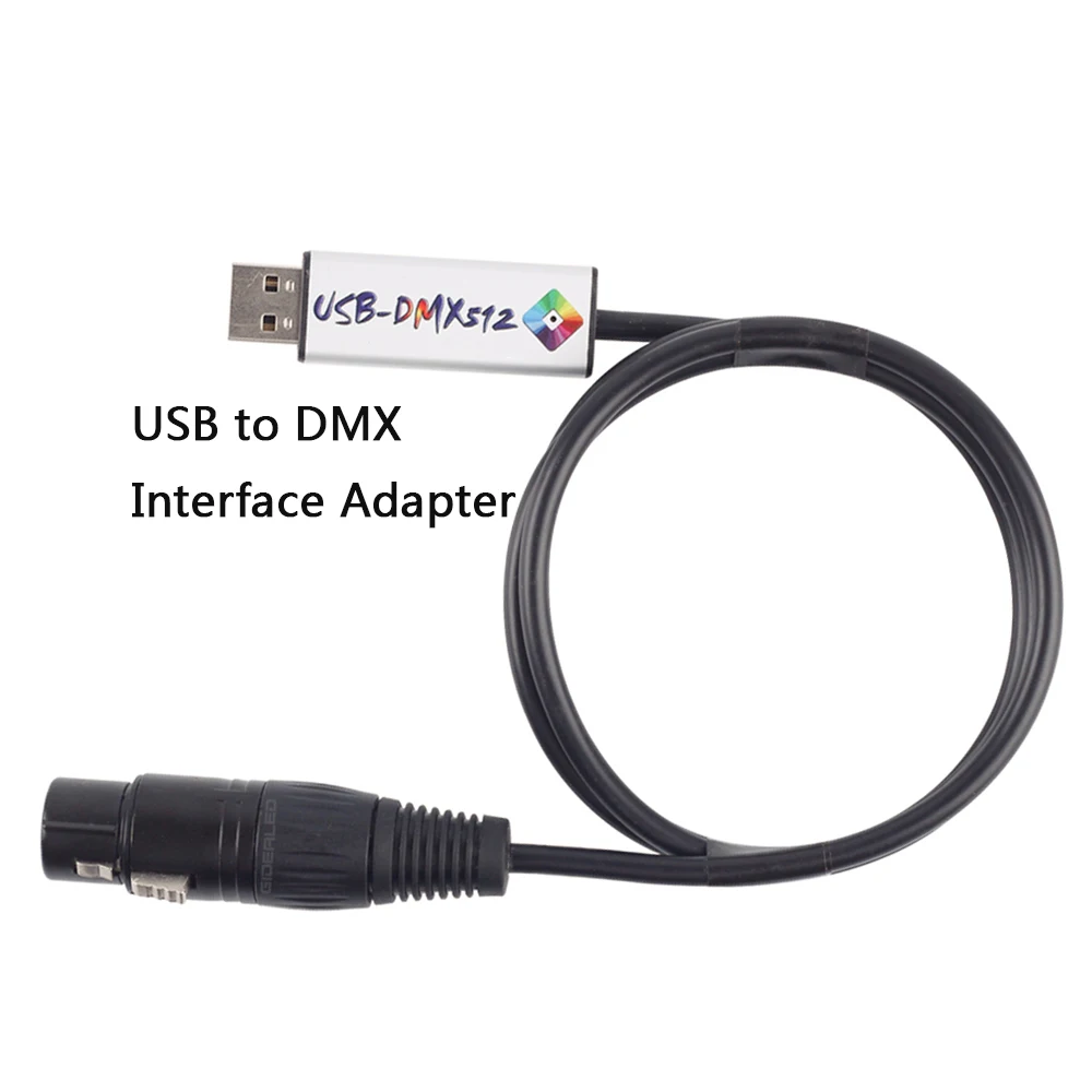USB к DMX интерфейсному адаптеру DMX512 студийный компьютер ПК контроллер освещения