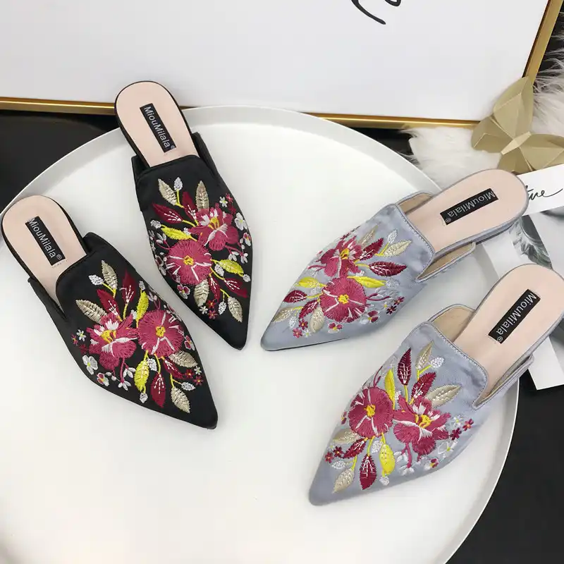 floral mules