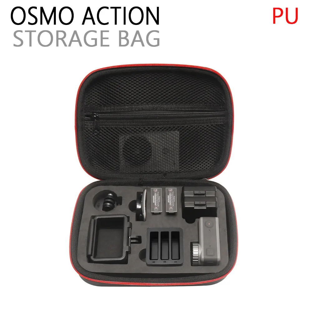

DJI Osmo Action PU Camera Carrying Case for OSMO ACTION Camera Portable Storage Bag Accessories