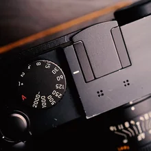Customized for Leica Q Thumb Grip Thumb Up Thumb Rest Aluminium Black Hot Shoe Cover