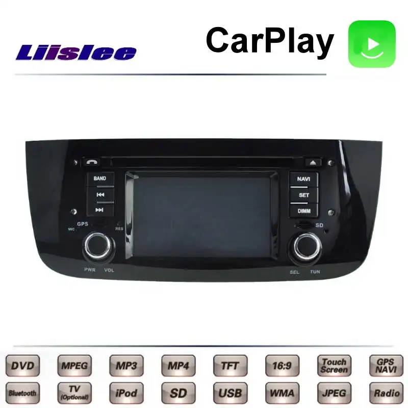 Для Fiat Grande Punto EVO Avventura 2009~ автомобильный мультимедиа, ТВ DVD gps Радио Carplay стиль Навигация Liislee Navi