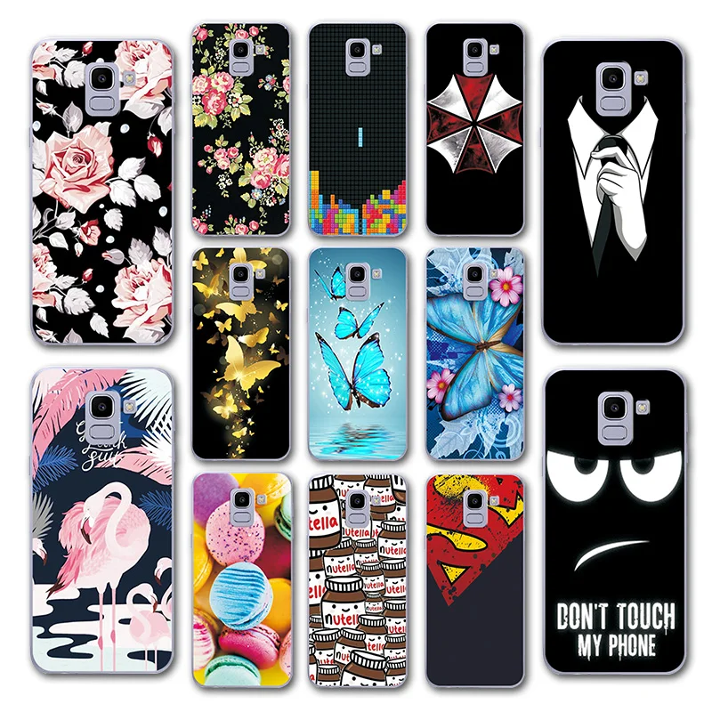 

12 Styles Various Case For Samsung J6 2018 Cover, Soft Silicone Cover For Samsung Galaxy J6 2018 Cover 5.6'' Inch Funda Capa