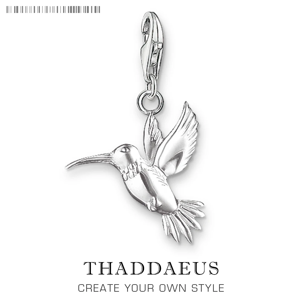 

Charms hummingbird Bird 925 Sterling Silver Lobster Clasp Pendants Fashion Jewelry Making DIY Handmade Craft For Women