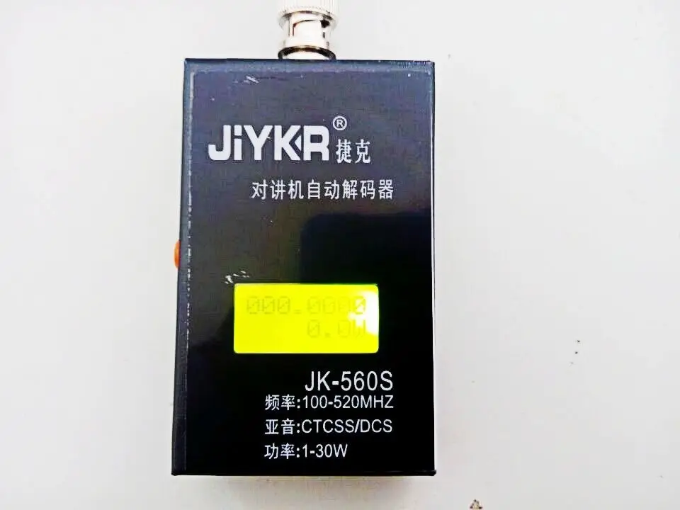

JIYKR JK-560S Frequency Counter 100MHz-520MHz CTCSS/DCS decoder for 2-way Radio