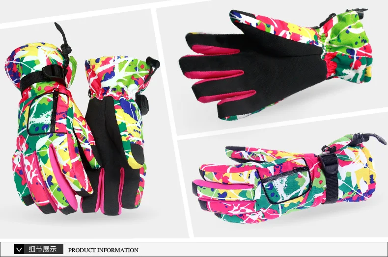 waterproof skking gloves detail 5
