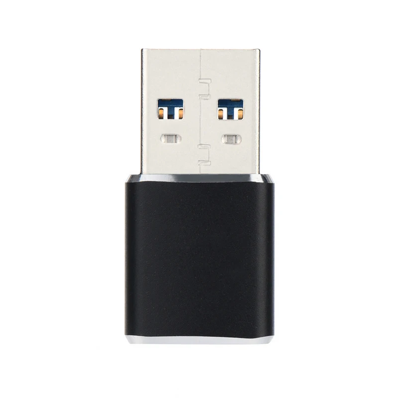 Мини USB 3,0 кард-ридер Micro SD SDXC алюминиевый TF кард-ридер адаптер SDHC SDXC SD 3,0 UHS-I SDR12 SDR25 SDR50 DDR50 SDR104 - Цвет: Black