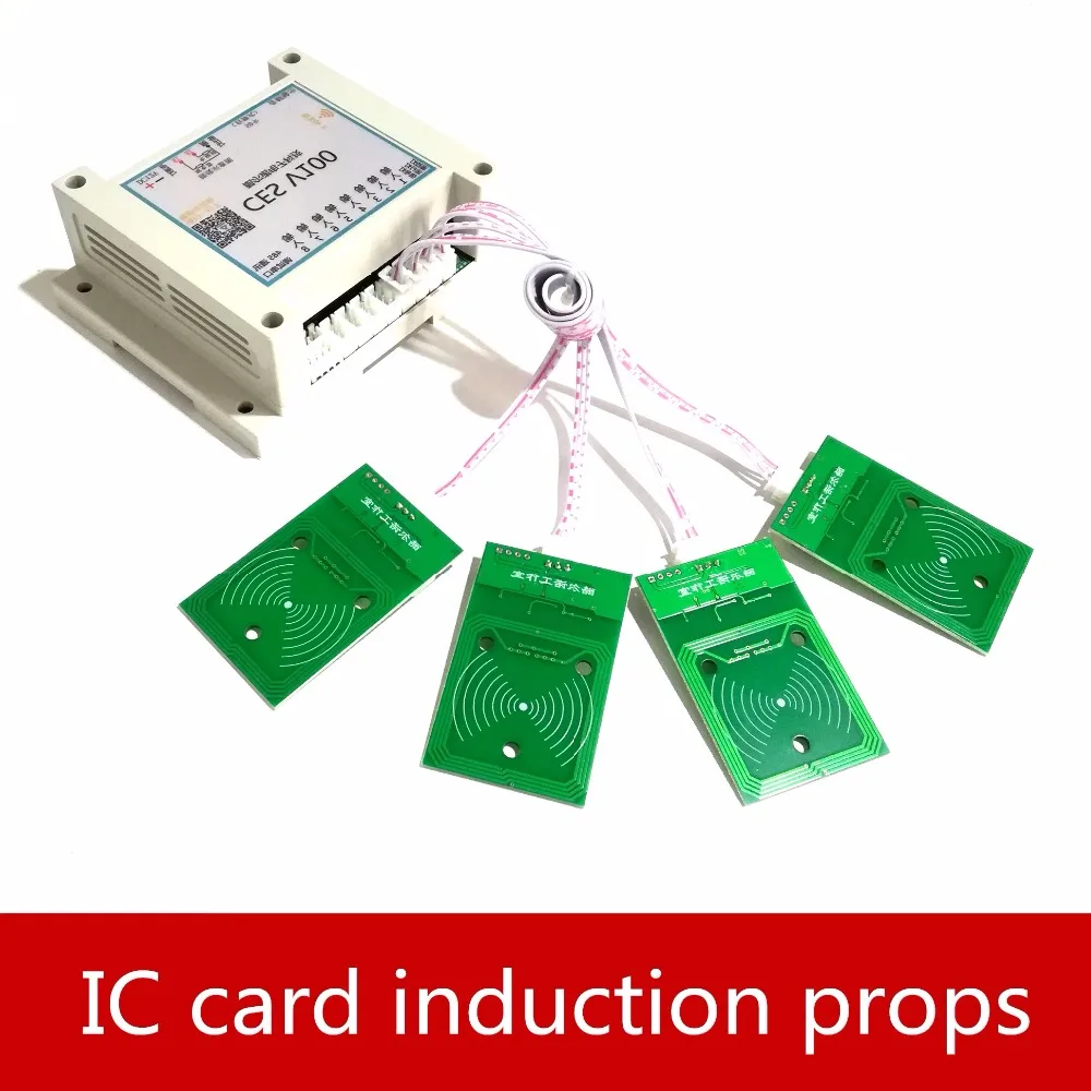 

9527 real life games escape room props RFID IC card induction lock combination Intelligent game escape room game 13.56mhz