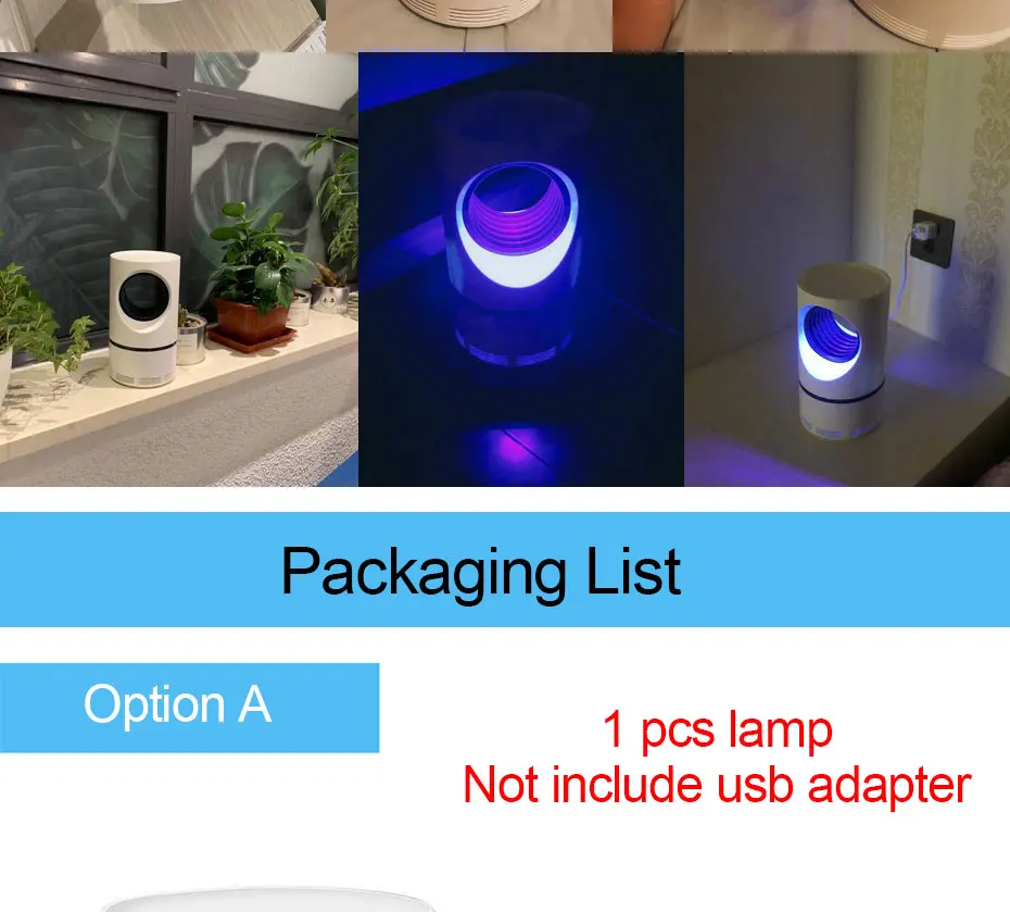 Светодиодный инсектицидная лампа УФ ночной Светильник USB устройство для убивания насекомых мухобойка ловушка для комаров Фонари репеллент лампа для Прямая поставка