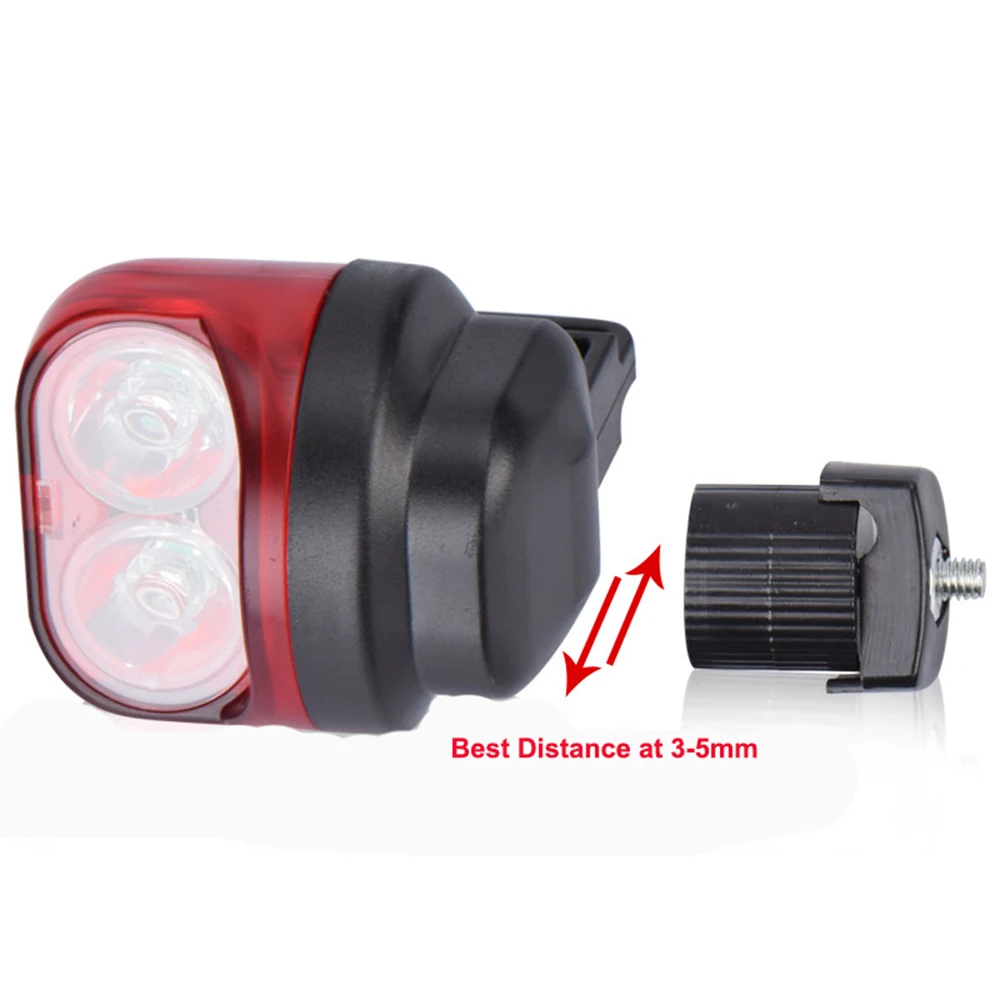 Magnetic Induction Riding Warning Mountain Bike Light Cycling Rear Front Tail Wheel Light With Holder Bicycle Accessor