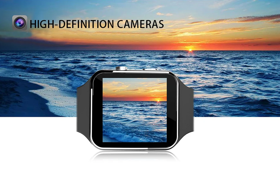 Smart watch touch screen X6 compatible with SIM card TF for IPhone Xiaomi Android IOS