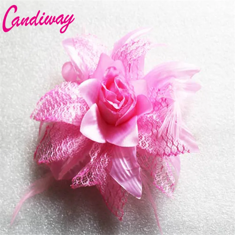 2017 Fashion Hairband Ribbon Baby Flower Crown Headband Children Hair Bows Girls Hair font b Accessories