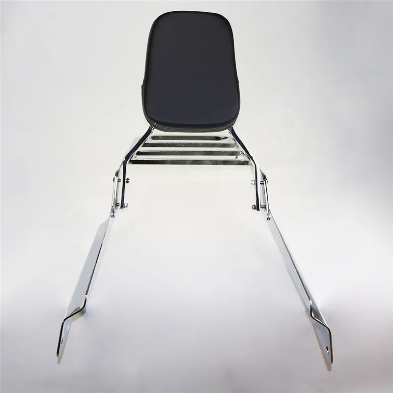 US $132.05 Motorcycle Rear Sissy Bar Backrest Luggage Rack Pad Kit For HONDA VTX1300 VTX 1300 N R S 20032006 VTX1800 VTX 1800 20022008