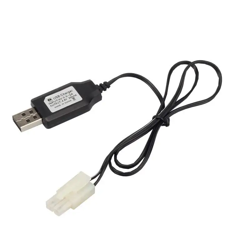 YUKALA 3,6 V 4,8 V 6,0 V 7,2 V 9,6 V Ni-CD/Ni-mh аккумуляторная батарея USB зарядное устройство/USB зарядный кабель с SM/JST/TAMIYA штекер 2 шт