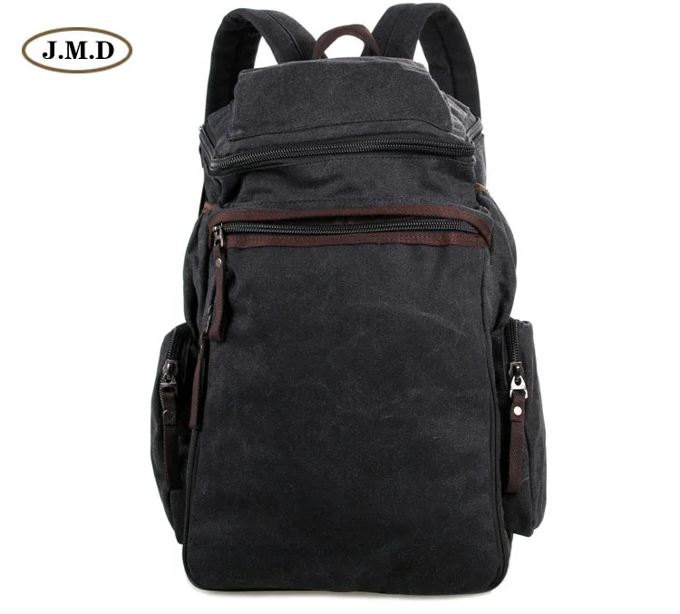 

J.M.D Excellent Canvas Fashion College Backpack Large-Capacity Travel bag Multi-Compartment Design 9016A 9016C