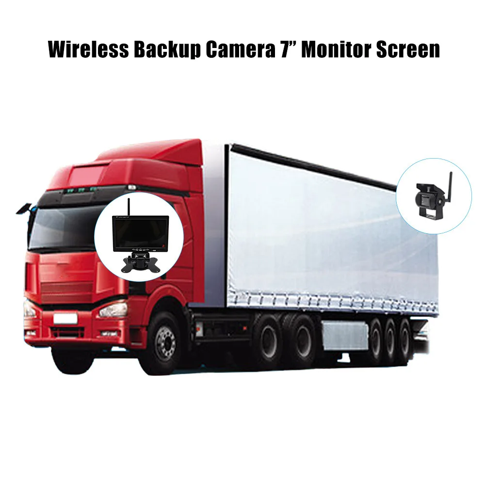 Wifi Беспроводная резервная камера 7 дюймов монитор экран заднего вида парковочная камера заднего вида камера для грузовика RV
